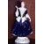 Lady rococo 17 x 12,5 x 31,5 cm, Porcelain Figures Duchcov