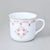 Hrnek vařák 650 ml růžičky + zlatá linka, Český porcelán a.s.