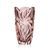 Skleněná váza Flora Pink, 28 cm, Aurum Crystal