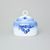 Sugar bowl Cairo 0,25 l, Thun 1794 Carlsbad porcelain, BLUE CHERRY