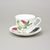 Redoute Rose: Šálek 220 ml a podšálek 14,5 cm, anglický kostní porcelán Roy Kirkham