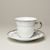 Cup 200 ml and saucer 155 mm, Thun 1794 Carlsbad porcelain, MENUET platina