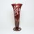 Egermann: Red Stain Vase, 30,5 cm, Hand-decorated