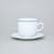 Tea cup and saucer 230 ml, Thun 1794 Carlsbad porcelain, OPAL 80136