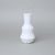Vase mini Diamond White (shape 2), White + Black Dots, 13 cm, Goldfinger Porcelain
