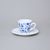 Cup espresso 90 ml and saucer 12,5 cm Milada, Fragments of Onion Pattern, Blue, Český porcelán a.s.