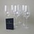 Spiral - Set of 6 wine glasses 350 ml, Swarovski Crystal, DIAMANTE