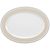 Platter oval 35 cm, No Limits 24943 Cream Lines, Seltmann Porcelain