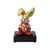 Figurine Romero Britto - Orange Rabbit, 9,5 / 8,5 / 14 cm, Porcelain, Goebel