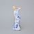 Lady With A Hat 9 x 8 x 20 cm, vlue onion + colour, Porcelain Figures Duchcov