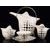 Tea set for 6 persons Drop, Thun Studio, Luxury Porcelain