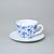 Cup 250 ml and saucer 15 cm Milada, Fragments of Onion Pattern, Blue, Český porcelán a.s.