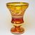 Egermann: Vase Amber Yellow Stain, 25,5 cm