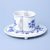 3 pcs set DUO, footed platter oval + 2 mugs 240 ml, Original Blue Onion pattern