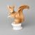Veverka 24 cm, Luxor, Porcelánové figurky Duchcov