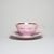 Šálek čajový 200 ml a podšálek, Sonáta dekor 158, Leander, růžový porcelán
