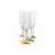 Viola 190 ml Rainbow - colour set, Champagne glass, 6 pcs., Crystalex