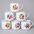 Hrnek Vařák 650 ml, Ovoce + zlatá linka, 6 ks., Český porcelán a.s.