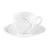 Coffee cup and saucer, Trio 71381 Highline, Seltmann Porcelain