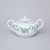 Cukřenka s oušky s víčkem bez výřezu 300 ml, zelený cibulák, Český porcelán a.s.