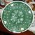 Plate club (pizza) 30 cm NEGATIVE, Green Onion Pattern, Cesky porcelan a.s.