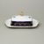 Butter dish for 250 g butter, Ofelie 677G, cobalt blue + gold rose, Stará Role Moritz Zdekauer