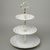 Cake stand 3 pcs., decor 158 small roses on white, Leander 1907