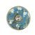 Brooch Almond Tree Blue 5 / 5 / 1 cm, porcelain, V. van Gogh, Goebel