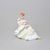 Dívka s holubičkou 8 x 11,5 x 10,5 cm, Saxe B, Porcelánové figurky Duchcov