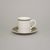 Cup 90 ml mocca + saucer 115 mm, Thun 1794 Carlsbad porcelain, Cairo 30381 ivory