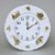 Hodiny nástěnné 27 cm, Thun 1794 karlovarský porcelán, BERNADOTTE myslivecká