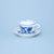 Cup and saucer A + A, 80 ml / 11 cm for mocca (mini coffee), Original Blue Onion Pattern