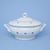 Soup tureen 2,5 l, Verona blue flowers + green, G. Benedikt 1882