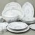 Jídelní souprava pro 12 osob 75 díl., Thun 1794, karlovarský porcelán, BERNADOTTE motýli