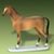 Jezdecký kůň 19 x 6 x 19,5 cm, Pastel, Porcelánové figurky Duchcov