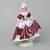 Dívka s kloboukem 15 x 21,5 x 29,5 cm, Purpur/1, Porcelánové figurky Duchcov