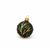 Christmas Tree Decoration Ball, 6 cm Green, Czech Glass christmas decorations