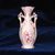 Vázička secese 12,6 cm, 544, Růžový porcelán z Chodova