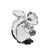 Squirrel w/nutt 8,6 cm, Crystal Bohemia Poděbrady