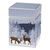 Tea tin Winter Woods 7.5 / 7.5 / 11 cm, metal, Scandic home, Goebel