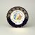 Plate dessert 19 cm, The Three graces + cobalt + gold, Queens porcelain