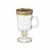 Cup Venezia glass 160 ml footed, gold-platinum, Balvínglass
