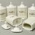 Spice jars 6 pcs. set, Thun 1794, karlovarský porcelán, BERNADOTTE ivory + flowers