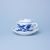 Cup and saucer A/1 + A/1, 120 ml / 13 cm for coffee, Original Blue Onion Pattern