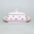 Butter dish for 250 g butter, Leander, decor 3051, rose china