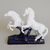 Running horses 19 x 6 x 14,5 cm, isis, Porcelain animals Duchcov