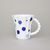 Mug Retro T, Blue Dots, 250 ml, Porcelain Goldfinger