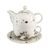 Tea set for One 3 pcs. 0,35 l, Fine Bone China, Cats Goebel R. Wachtmeister