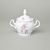 Sugar bowl 220 ml, Thun 1794 Carlsbad porcelain, BERNADOTTE climbing rose