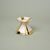 Candleholder 65 mm, Empír 380, Rose China Chodov